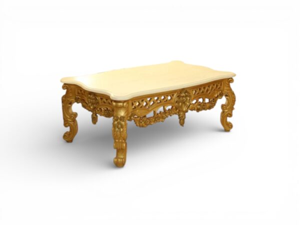 Classic European style gold coffee table