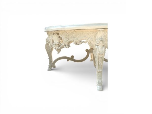 Classic European style ivory coffee table