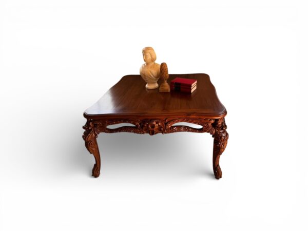 Classic Victorian style wooden coffee table