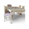 Hand-carved Kingswell Dining Table front view