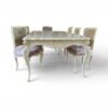 Hand-carved Kingswell Dining Table front view