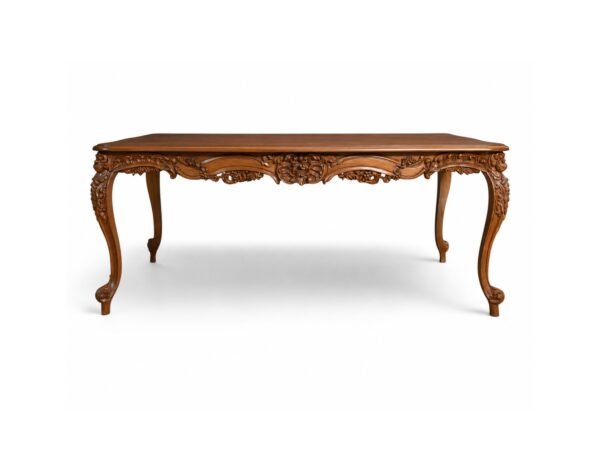 Luxury Valemont Heritage Dining Table with carved wooden details