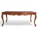 Luxury Valemont Heritage Dining Table with carved wooden details