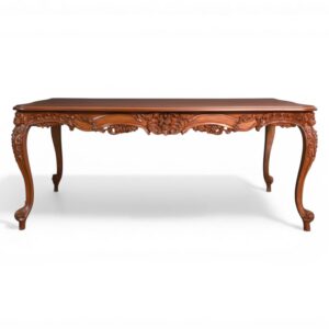 Luxury Valemont Heritage Dining Table with carved wooden details