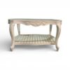 Rocaille Coffee Table with glass top
