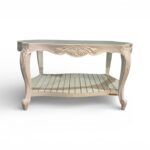 Rocaille Coffee Table with glass top