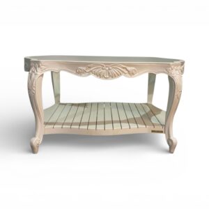 Rocaille Coffee Table with glass top