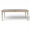 Garland Dining Table with hand-carved detailing