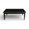 Ebon Royale Table with black finish and gold accents