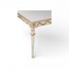 European style carved dining table in teak wood