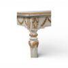 Handcrafted dining table with classic garland motifs