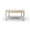 Ivory Belle Centre Table with hand-carved floral detailing