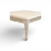Luxury wooden centre table with cabriole legs