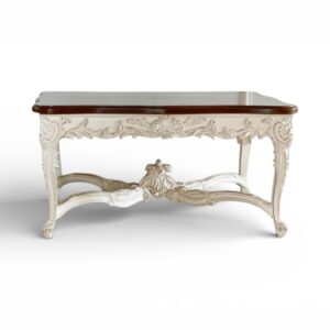 Regency Crest Centre Table with hand-carved detailing