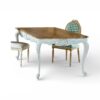 Montclair Heirloom Dining Table with carved wooden details