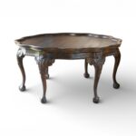 Baroque Haven Centre Table with carved wooden legs
