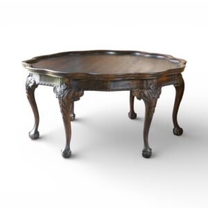 Baroque Haven Centre Table with carved wooden legs