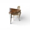 European style dining table with refined silhouette
