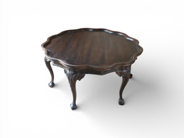 Luxury hand-carved wooden centre table