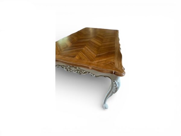 Solid wood luxury dining table for formal dining spaces