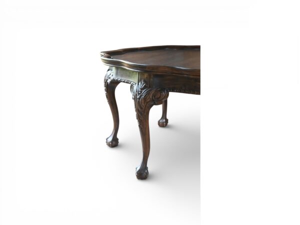 Traditional centre table with rich wood finish