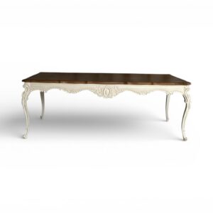 Elarion Court Dining Table with carved details