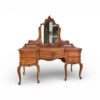 Carved wooden dresser with mirror