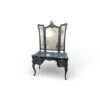 Elegant wooden dressing table with mirror