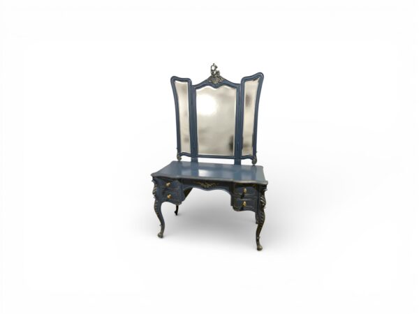 Elegant wooden dressing table with mirror