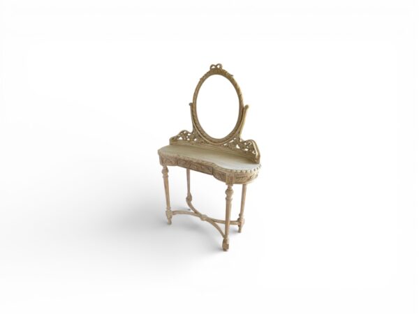 Luxury wooden vanity table design