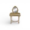 Cresta Dressing Table with oval mirror
