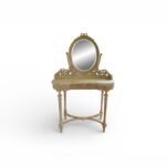 Cresta Dressing Table with oval mirror