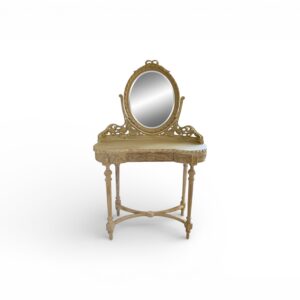 Cresta Dressing Table with oval mirror