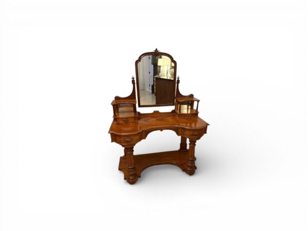 Classic wooden dressing table with storage