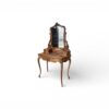 Handcrafted wooden dressing table with mirror