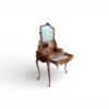 Classic vanity table with curved legs