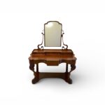 Zelario Dressing Table with classic carved wooden design