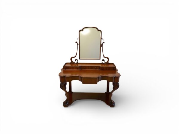 Zelario Dressing Table with classic carved wooden design