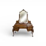 Victorian Dressing Table with carved wooden frame