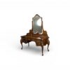 Handcrafted Victorian dressing table with mirror