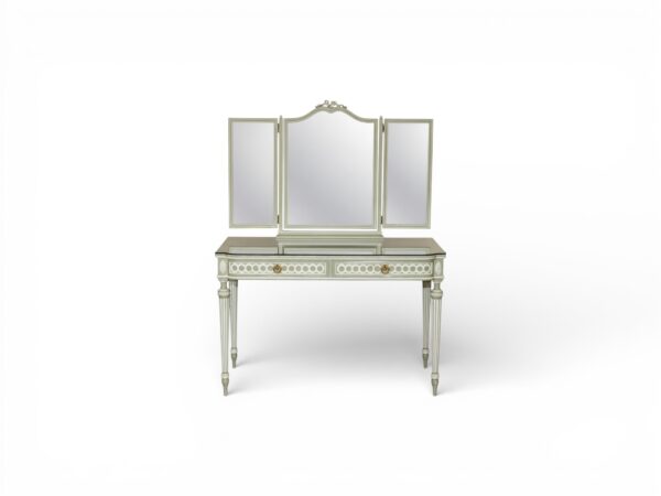 French dressing table with classic design and mirror