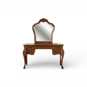 Ardenwood Classic dressing table with carved wooden mirror