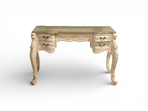 Luxury vanity table with ornate detailing