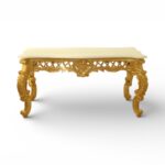 Rivault Royale Carved Table in solid teakwood