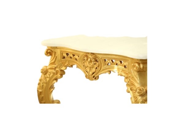 European style carved wooden table