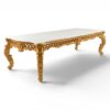 Luxury hand-carved teakwood centre table