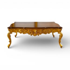 Gold carved centre table with classic detailing