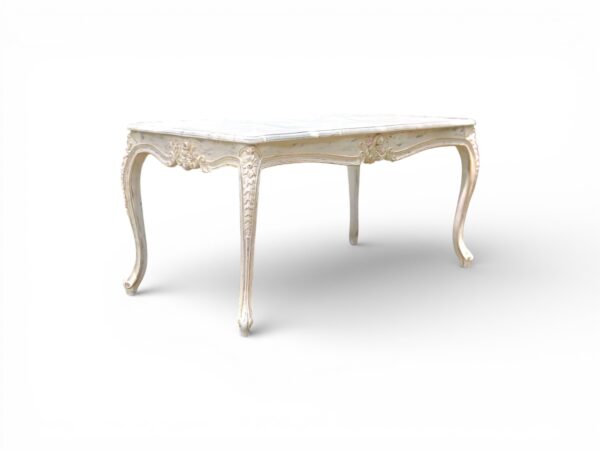 Floral inspired carved centre table design