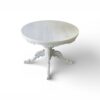 Boutique style carved round wooden table