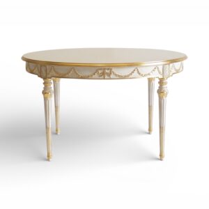 Golden Ivy Dining Table with gold accents